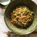 オクラ納豆のネバネバさっぱり素麺